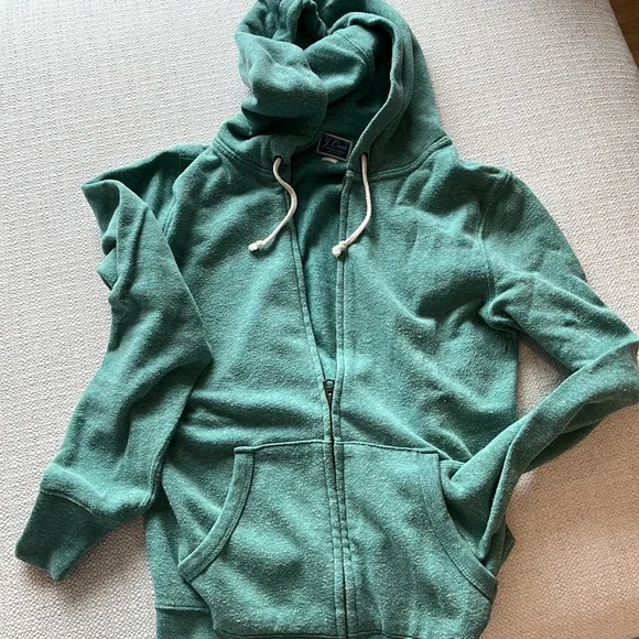 Super soft J Crew zip hoodie with pockets - Picture 4 of 4